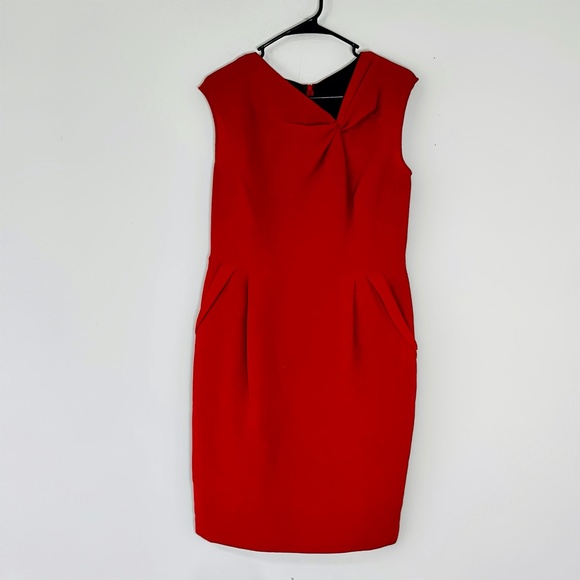 lafayette 148 cocktail dresses Lafayette 148 New York Silk-Blend Pleated Cap Sleeve Below Knee Dress